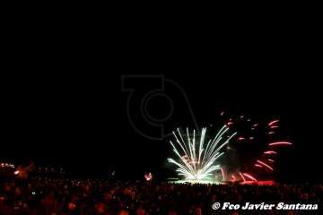 Los fuegos de Melenara 2018 (Foto Francisco Santana Ravelo)